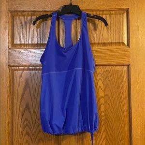 Blue/purple gap tank top